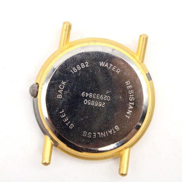 J.B Champion Watch Mens Gold Tone Stainless Steel Swiss Movement Quartz Rare - Picture 4 of 5